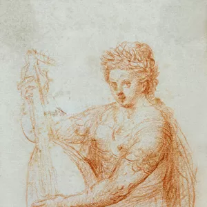 An Allegory of Music, c. 1580 (drawing)