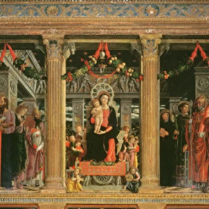 Altarpiece of St. Zeno of Verona, 1456-60 (oil on panel) (detail of 214237)