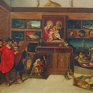 The Amateurs Exhibition Room, c. 1620 (oil on panel)