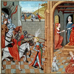 The Amazons has the Court of a Queen probably Louise of Savoy (1467-1531