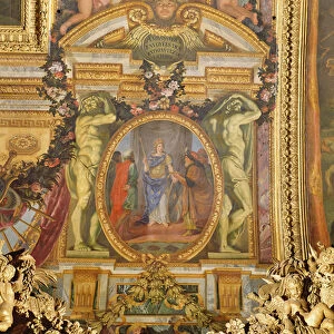 Ambassadors Arriving from all Corners of the Earth, ceiling painting from the Galerie des