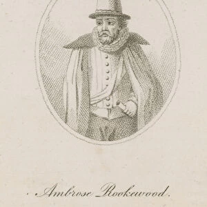 Ambrose Rookewood, a member of the Gunpowder Plot (engraving)
