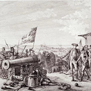 American Revolutionary War: The Battle of Grenada on 6 July 1779 between the British