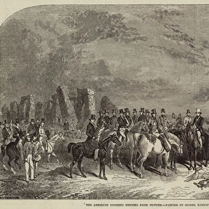 The Amesbury Coursing Meeting Prize Picture (engraving)