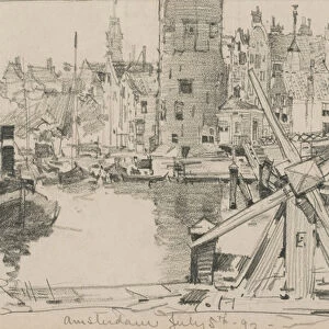 Amsterdam, July 5, 1892 (graphite on paper)