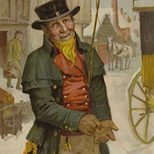 "An Old Stager"(chromolitho)