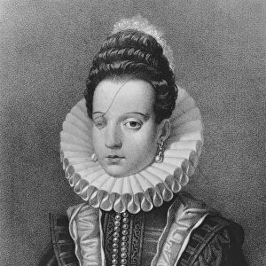 Ana de Mendoza, Princess of Eboli (engraving)