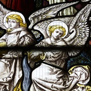 Angels, 1882 (stained glass)