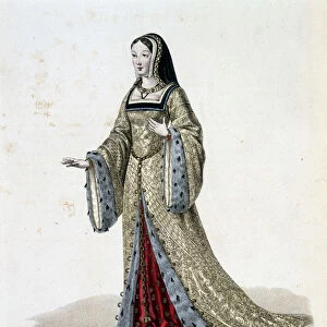 Anne de Bretagne - in "Galerie francaise des femmes famaises", ill. Louis-Marie Lante, 1827