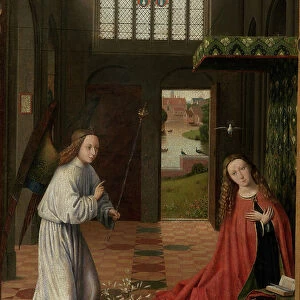 Detail of the Annunciation, 1452 (oil on panel)