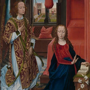 Annunciation, 1465-75 (oil on wood)
