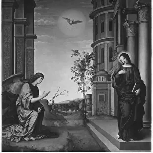 The Annunciation, c. 1502 (oil on wood transposed on canvas)