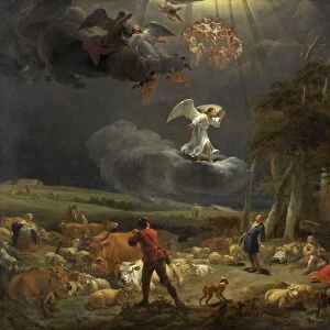 The Annunciation to the Shepherds, 1656 (oil on canvas) (for details see 77436 & 77437)