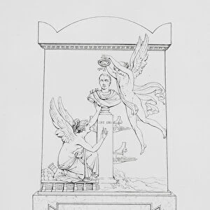 Antonio Canova: Monument of Chevalier Emo (engraving)