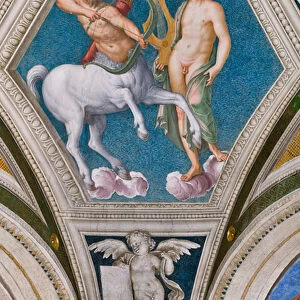 Apollo and a Centaur and the astrological sign of the Sagittarius, 1511 (fresco)