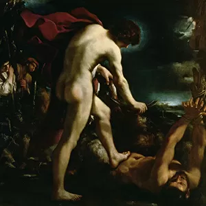 Apollo flaying Marsyas, c. 1618 (oil on canvas)