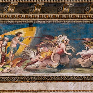 Apollo - Helios driving the chariot of the Sun, 1517-1518 (fresco)
