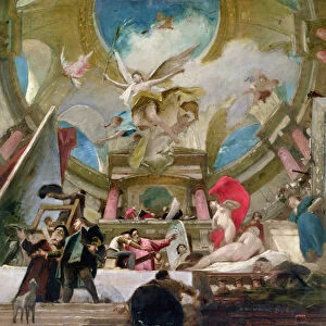 Apotheosis of the Renaissance, study for the decoration of the staircase in the Kunsthistorisches