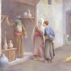 Arab traders, Cairo