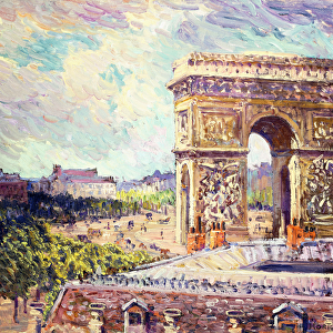 Arc de Triomphe, c. 1912 (oil on board)