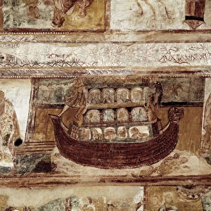 The arch of Noah (fresco of the ceiling)