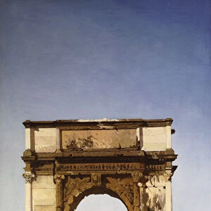 The Arch of Titus, (oil on canvas)