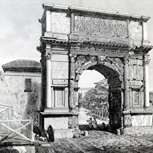 Arch of Titus, part of a series of Views of Rome, 1845 (engraving)