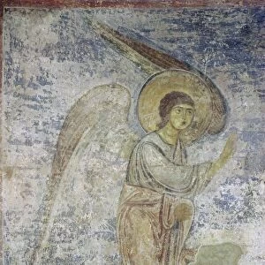 The Archangel Gabriel, detail from the chapel interior (fresco)