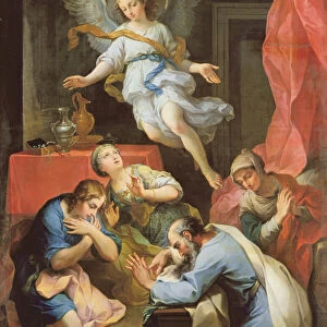 Archangel Raphael makes himself known, 1733 (oil on canvas)