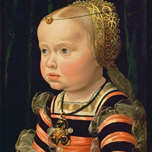 Archduchess Eleanor of Mantua (1534-94), aged two (panel)