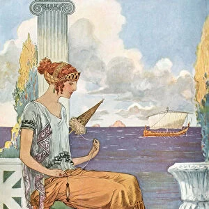 Ariadnes Thread, 1929 (screen print)