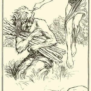 Ariel would often torment him (litho)