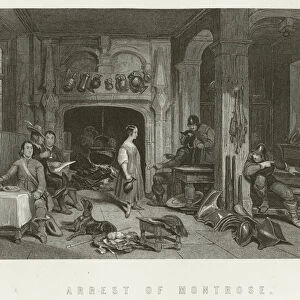 Arrest of Montrose (b / w photo)