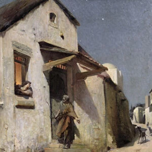 The Arrival at Bethlehem, 1897 (oil on canvas)