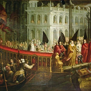 Arrival of the Dogaressa Morosina Morosini Grimani at the Ducal Palace, Venice, c