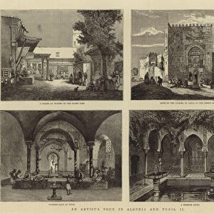An Artists Tour in Algeria and Tunis, II (engraving)