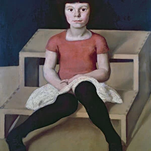 The Artists Youngest Daughter, 1920 (oil on panel)