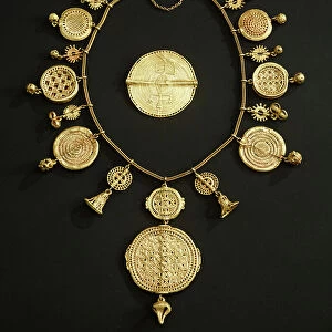 Asante pectoral, from Ghana (gold)