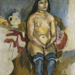 Asian in Blue Stockings; Asiatique aux Bas Bleus, 1922 (oil on canvas)
