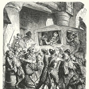 Assassinat d Henri IV (engraving)