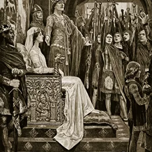 The Assembly at Windsor, 1126, illustration from Hutchinson
