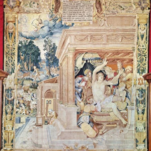 Atalanta and Meleager, from the Story of Diana (tapestry)