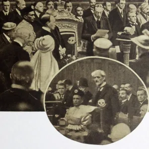 An attempt was made in 1930 to settle the India question. The India conference in London was attended by opened by King George V. Inset Ramsay MacDonald at the opening session An attempt was made in 1930 to settle the India question. The India conference in London was attended by opened by King George V. Inset Ramsay MacDonald at the opening session
