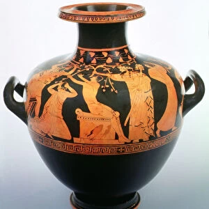 Attic Red-figure hydria, 460-450 BC (ceramic)