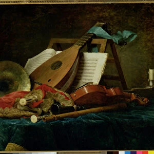 The Attributes of Music, 1770 (oil on canvas)
