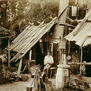 Australian prospector, c. 1880s (sepia photo)
