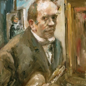 Auto portrait - Self-Portrait - Peinture de Lovis Corinth (1858-1925