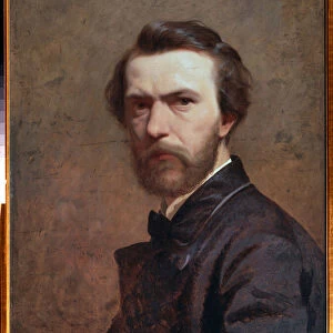 "Autoportrait"Peinture de Feodor Andreyevich Bronnikov (1827-1902) 1860-1870 Dim. 61x48 cm State Tretyakov Gallery Moscou