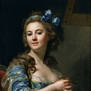 "Autoportrait"Peinture de Marie-Gabrielle Capet (1761-1818) 1783 National Museum of Western Art, Tokyo Japon