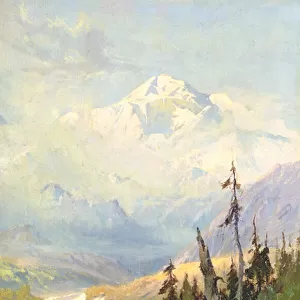 An Autumn Day, Mt. McKinley (oil on canvas)